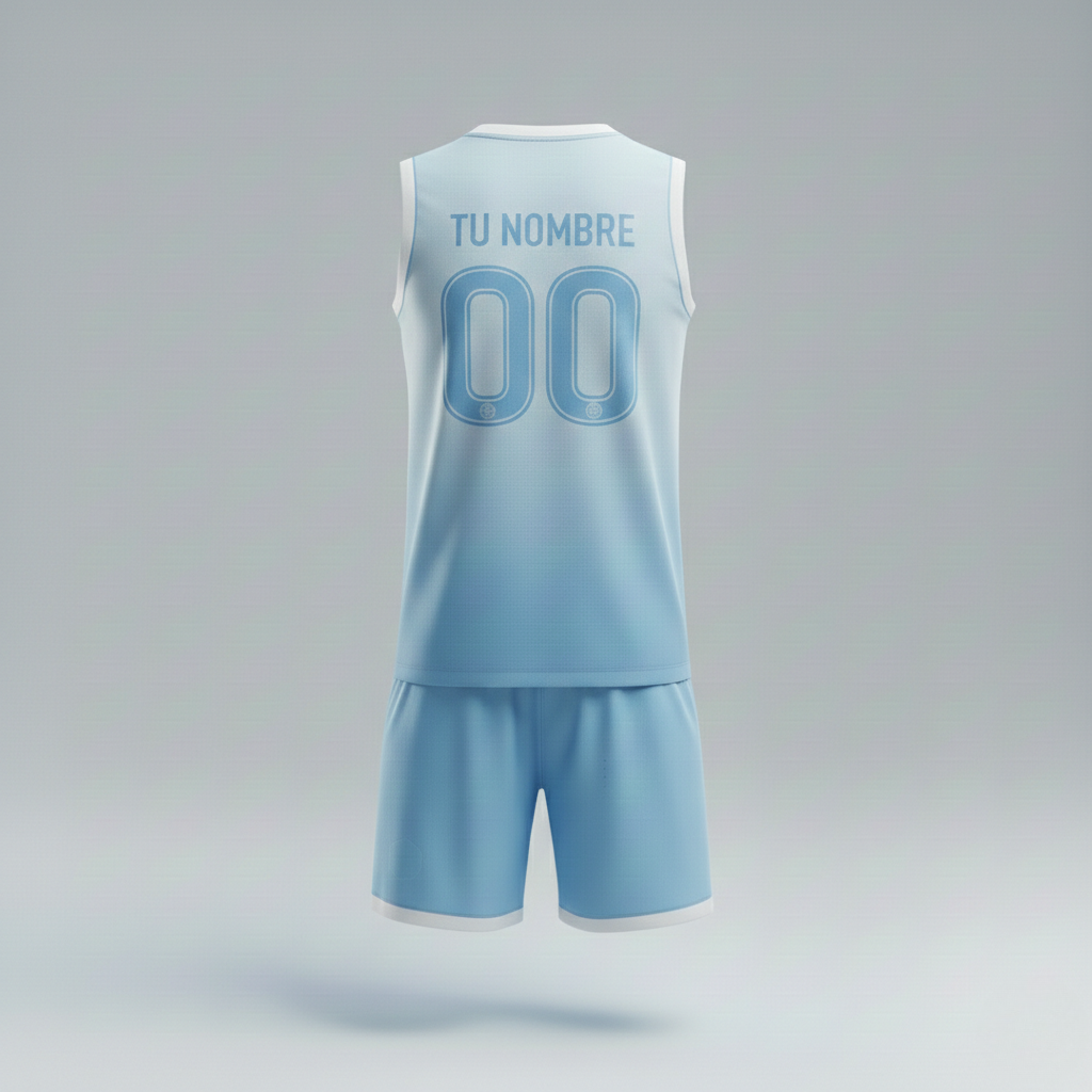 Equipación baloncesto trasera